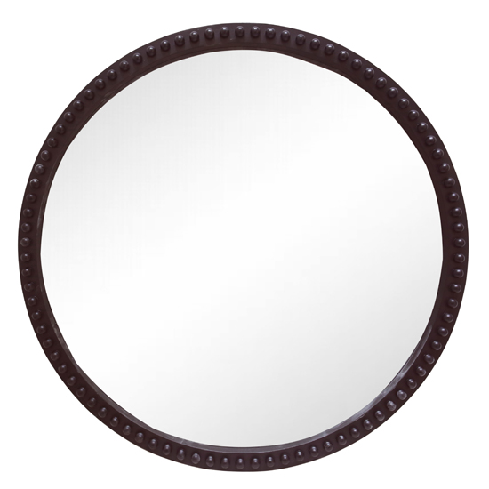 Round Vintage Black Decorative Mirror XR5040-20